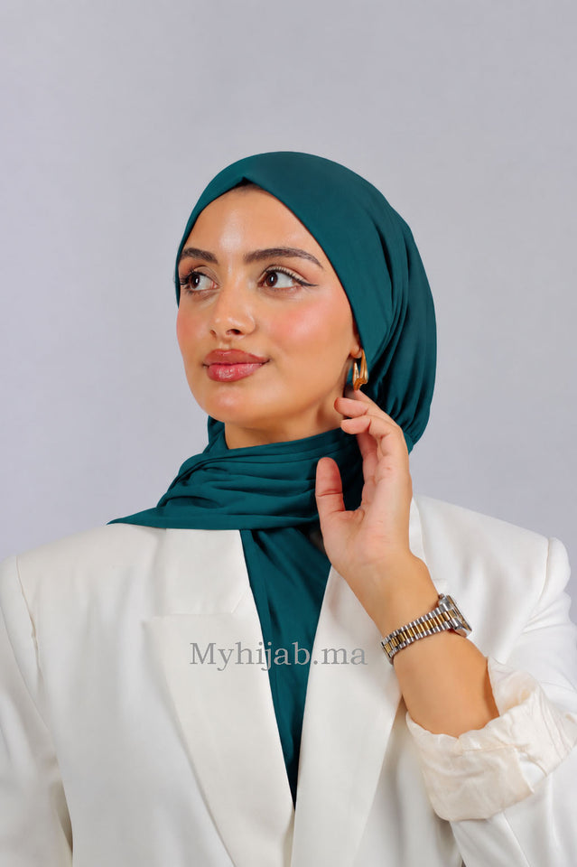 Turban Amira - Bleu pétrole