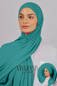Lycra Bonnet Jasmine - Turquoise