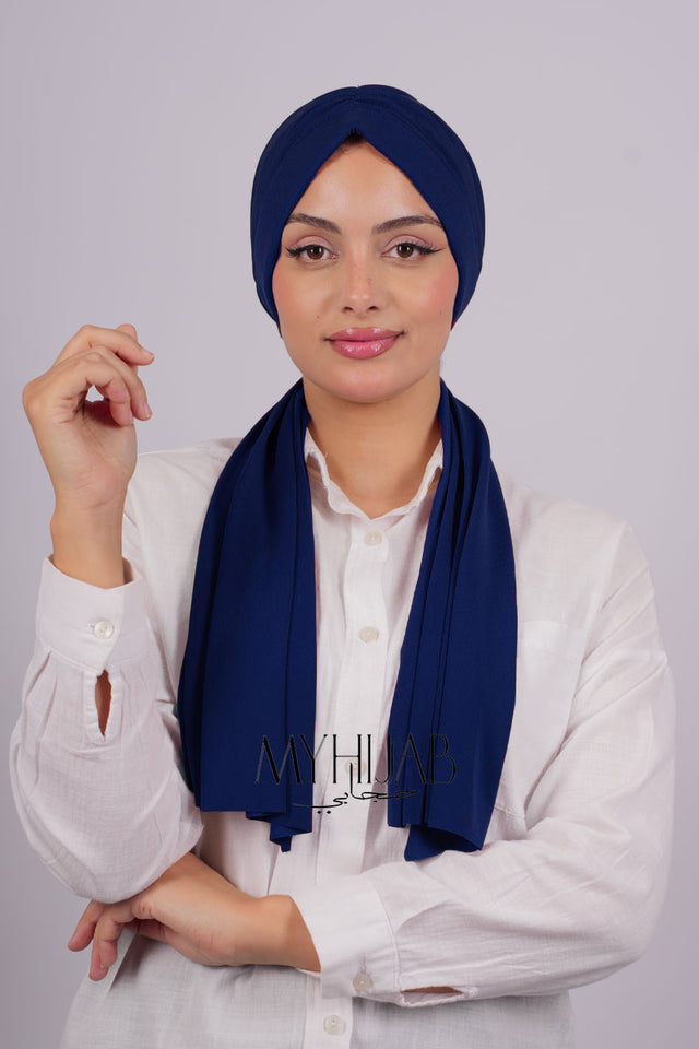 Turban Dubai - Bleu- marine