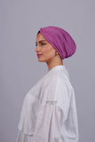 Turban Croisé Cotton - Violet
