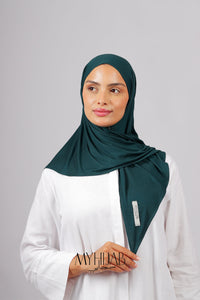 Foular Lycra - Vert petrole