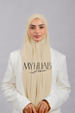Châle Bonnet -Beige clair