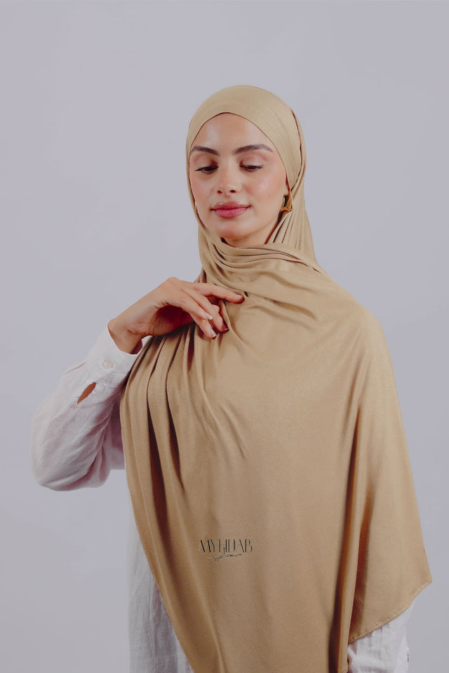 Lycra Tie Back - Beige