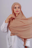 Crepe Bonnet Fermé - Beige pink