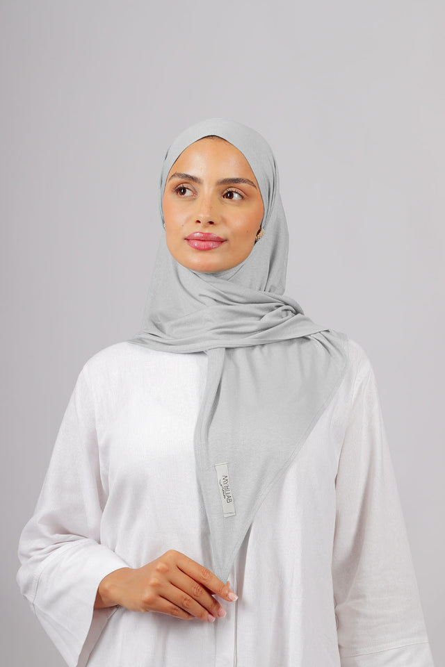 Foular Lycra - Gris Clair