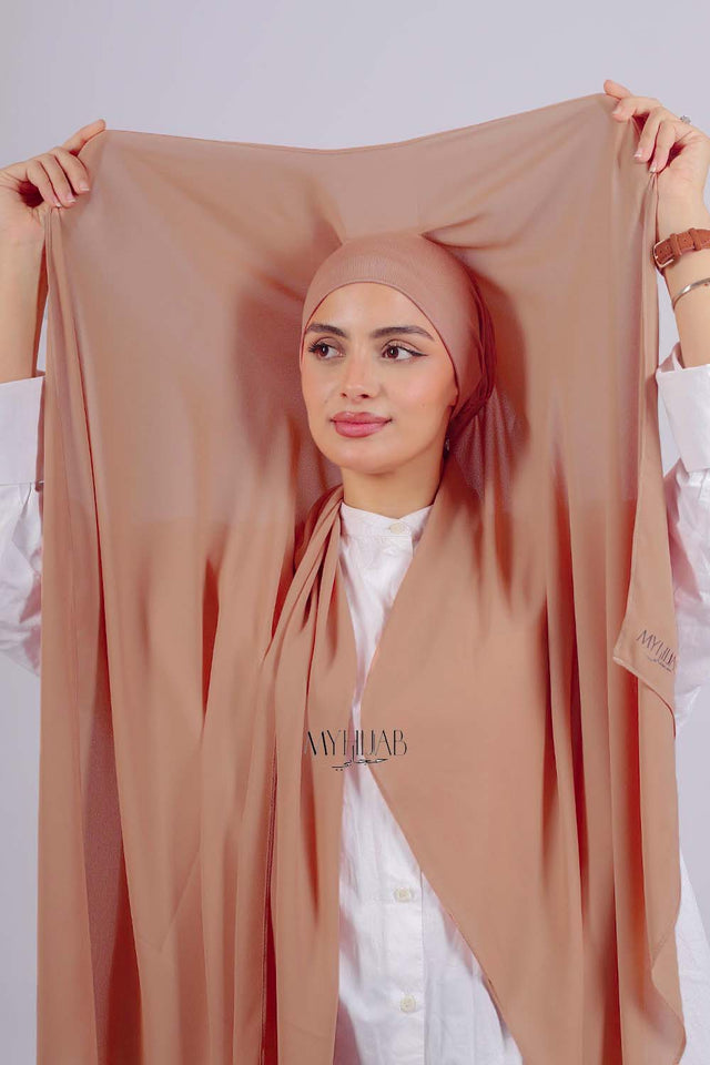 Crepe Bonnet Fermé - Beige pink