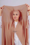 Crepe Bonnet Fermé - Beige pink