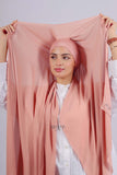Crepe Bonnet Fermé - Rose saumon