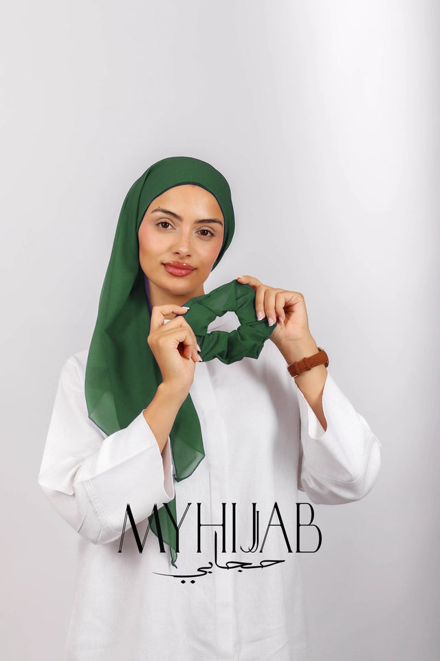 Foulard Turban Dégradé - Vert foncé