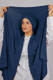 Lycra Bonnet Jasmine - Blue jeans foncé