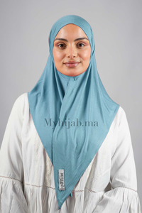 Foular Lycra - bleu pale
