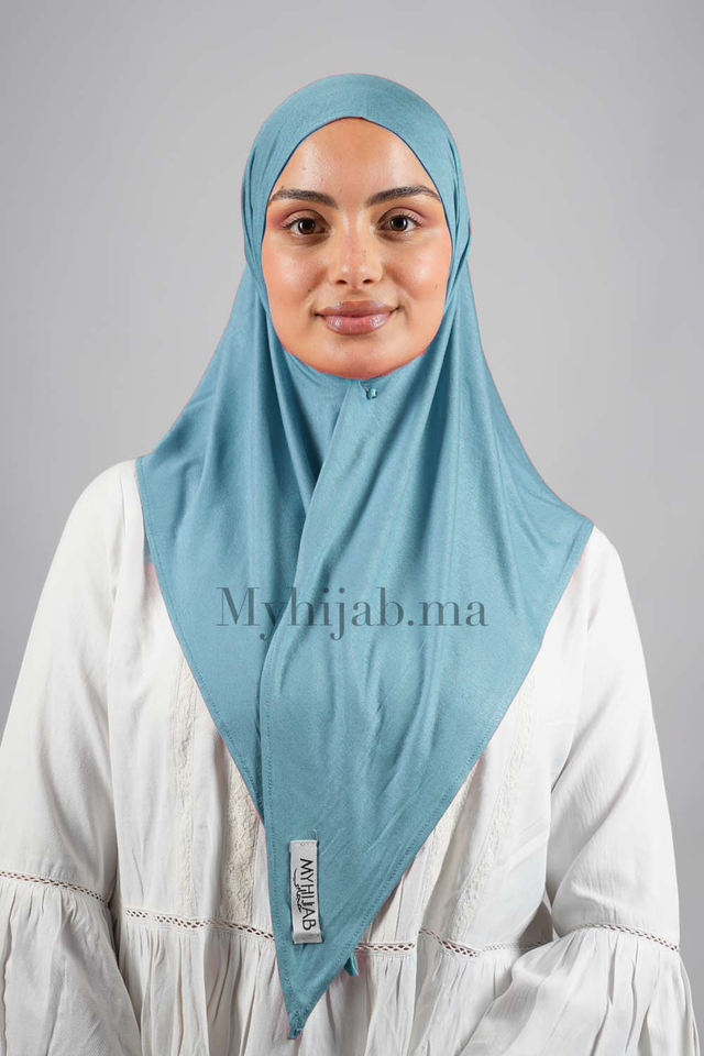 Foular Lycra - bleu pale