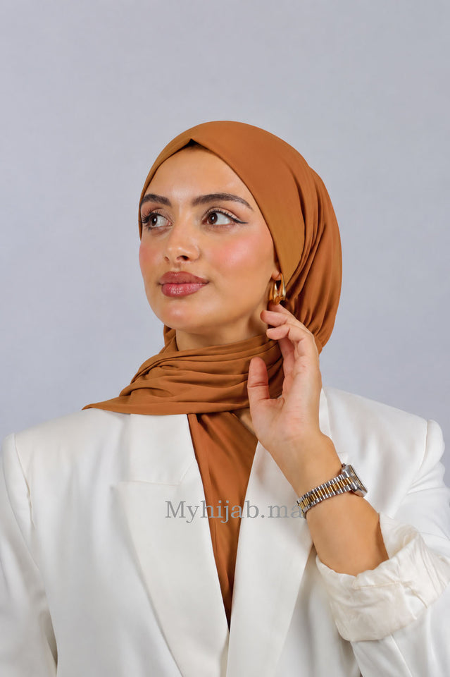 Turban Amira - Orange miel