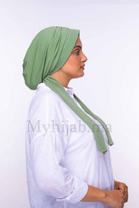 Dubai hijab - vert pale