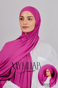 Lycra Bonnet Jasmine - Magenta foncé
