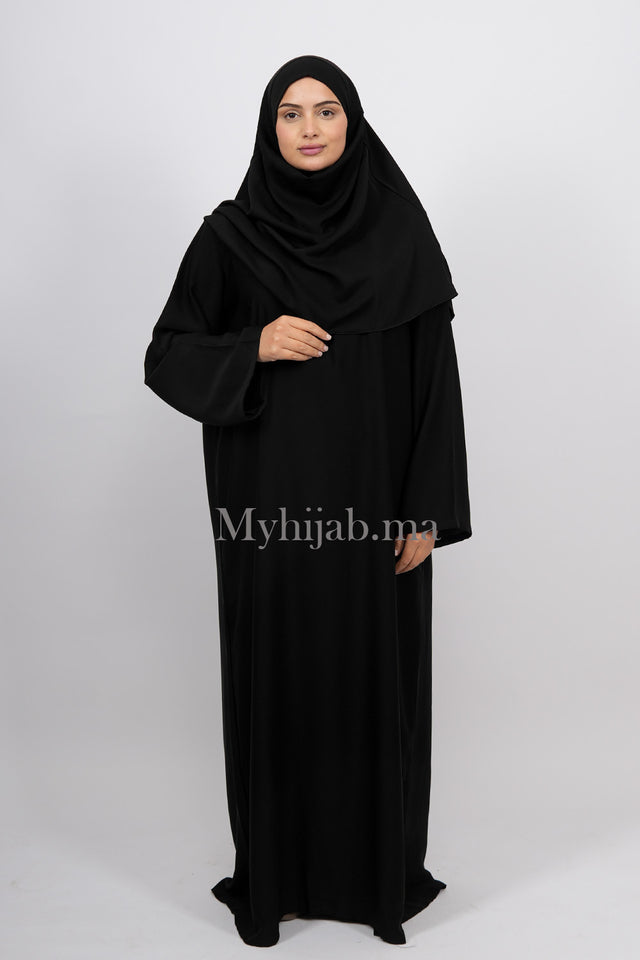 Tenue de Prière Crêpe - NOIR