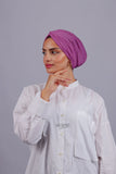 Turban Croisé Cotton - Violet