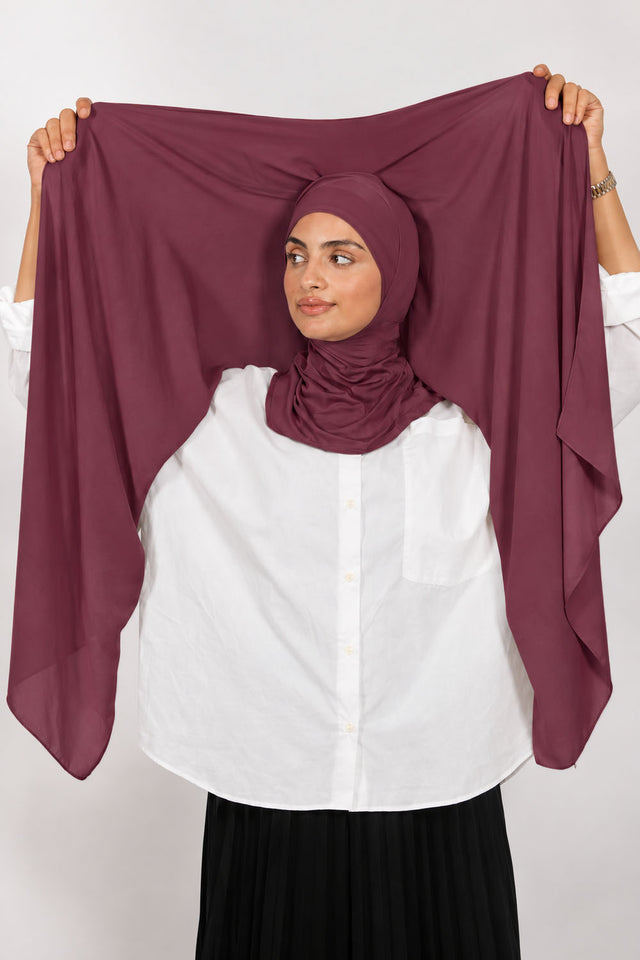 Crepe Bonnet Ninja - Dragée violet