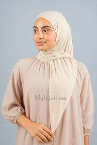 Foular Lycra - Beige clair
