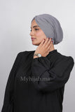 Turban Croisé Cotton - Gris