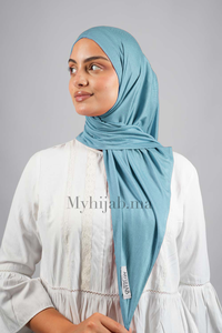 Foular Lycra - bleu pale