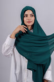 Crepe Bonnet Fermé - Vert pétrole