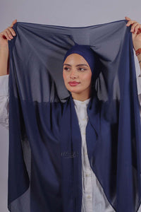 Crepe Bonnet Fermé - Blue marine