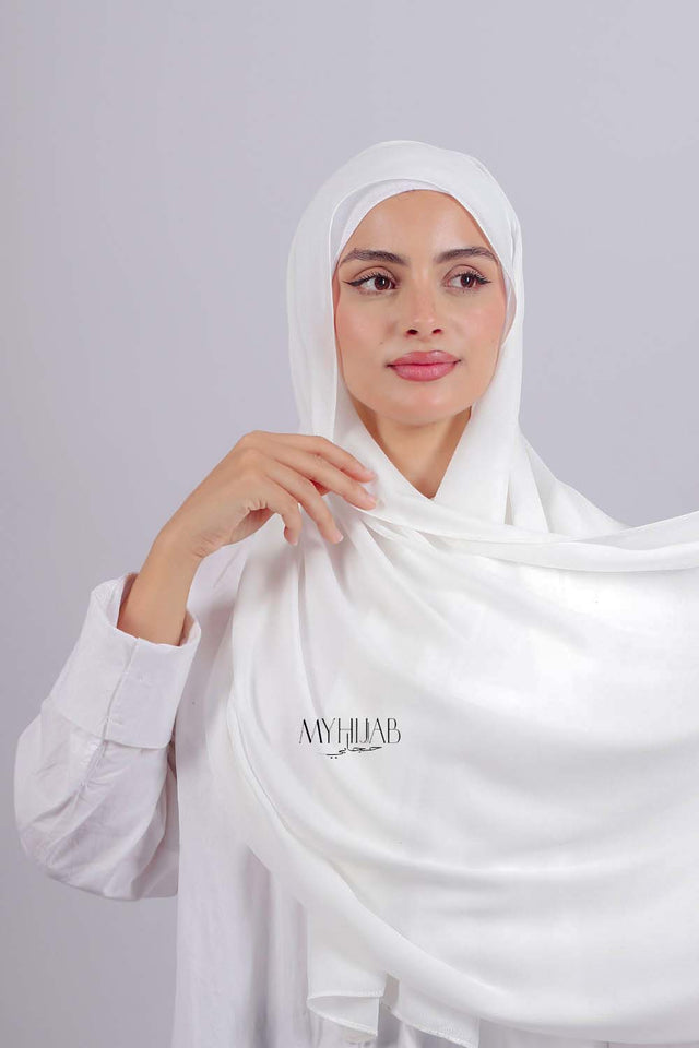 Crepe Bonnet Fermé - Blanche
