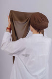 Crepe Bonnet Fermé - Marron