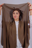 Crepe Bonnet Fermé - Marron