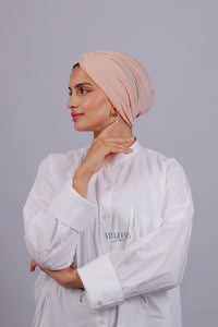 Turban Croisé Cotton - Beige sauman