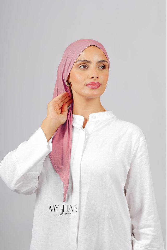 Foular Lycra - Rose nude