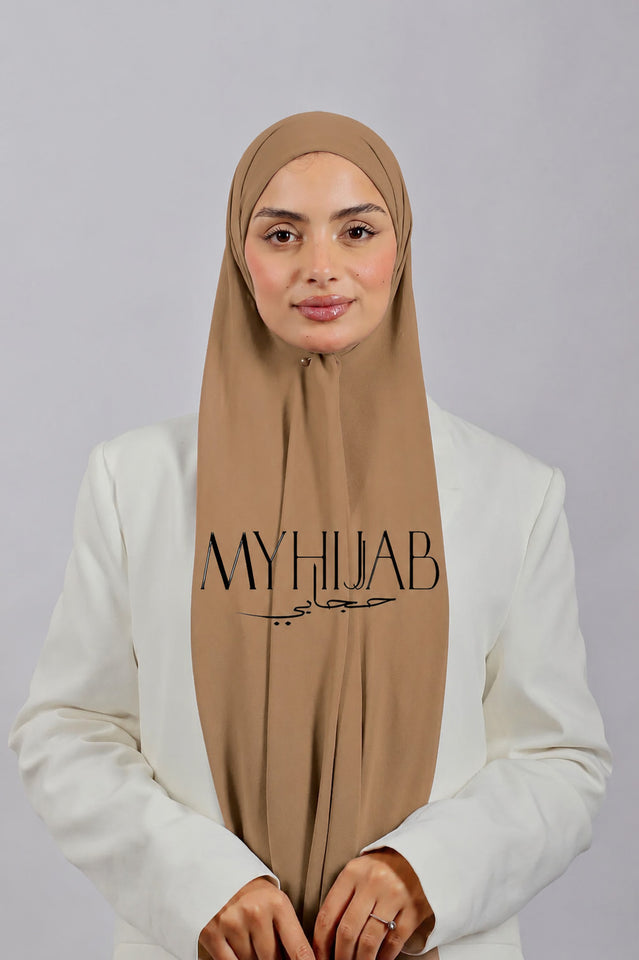 Châle Bonnet - Beige fonce