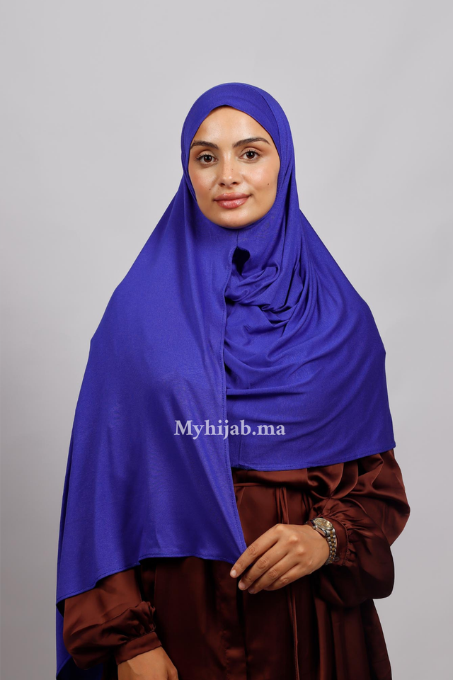 Lycra deux plis - Bleu roi