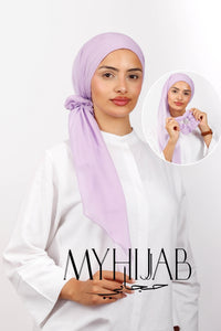 Foulard Turban Dégradé - Mauve clair