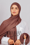 Lycra Bonnet Jasmine - Cacao