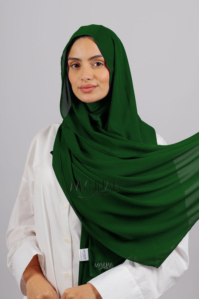 Crepe Bonnet Ninja- Vert roi foncè