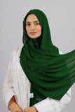 Crepe Bonnet Ninja- Vert roi foncè