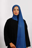 Lycra Coton -Bleu foncé