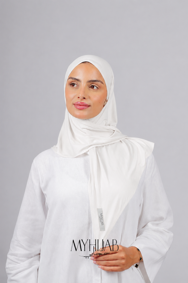 Foular Lycra - Blanche