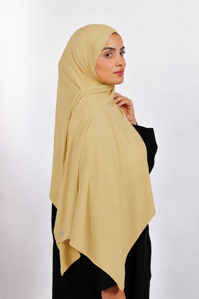 Lycra Coton - Beige sable