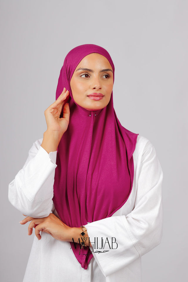 Foular Lycra - Rose indien