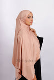 Lycra Coton - Beige pink fonce