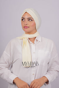 Turban Dubai - Blanc cassé