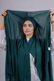 Crepe Bonnet Fermé - Vert pétrole