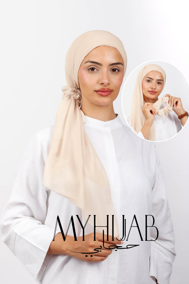 Foulard Lycra Dégradé - Beige