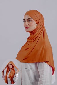 Lycra Tie Back - Orange brule