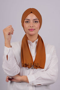 Turban Dubai - Orange brule