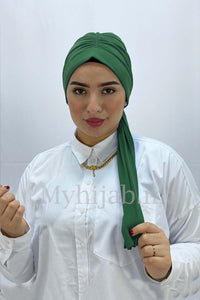 Dubai hijab - Vert roi foncé