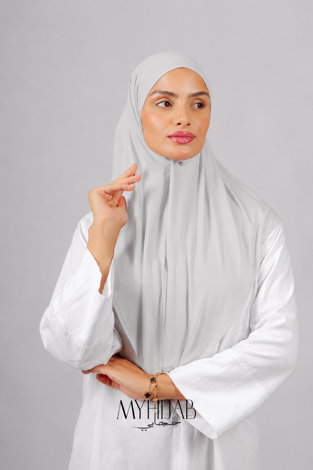 Foular Lycra - Gris clair